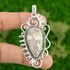925 Sterling Silver Natural Red Brecciated Mookaite Mother New Pendant Jewelry