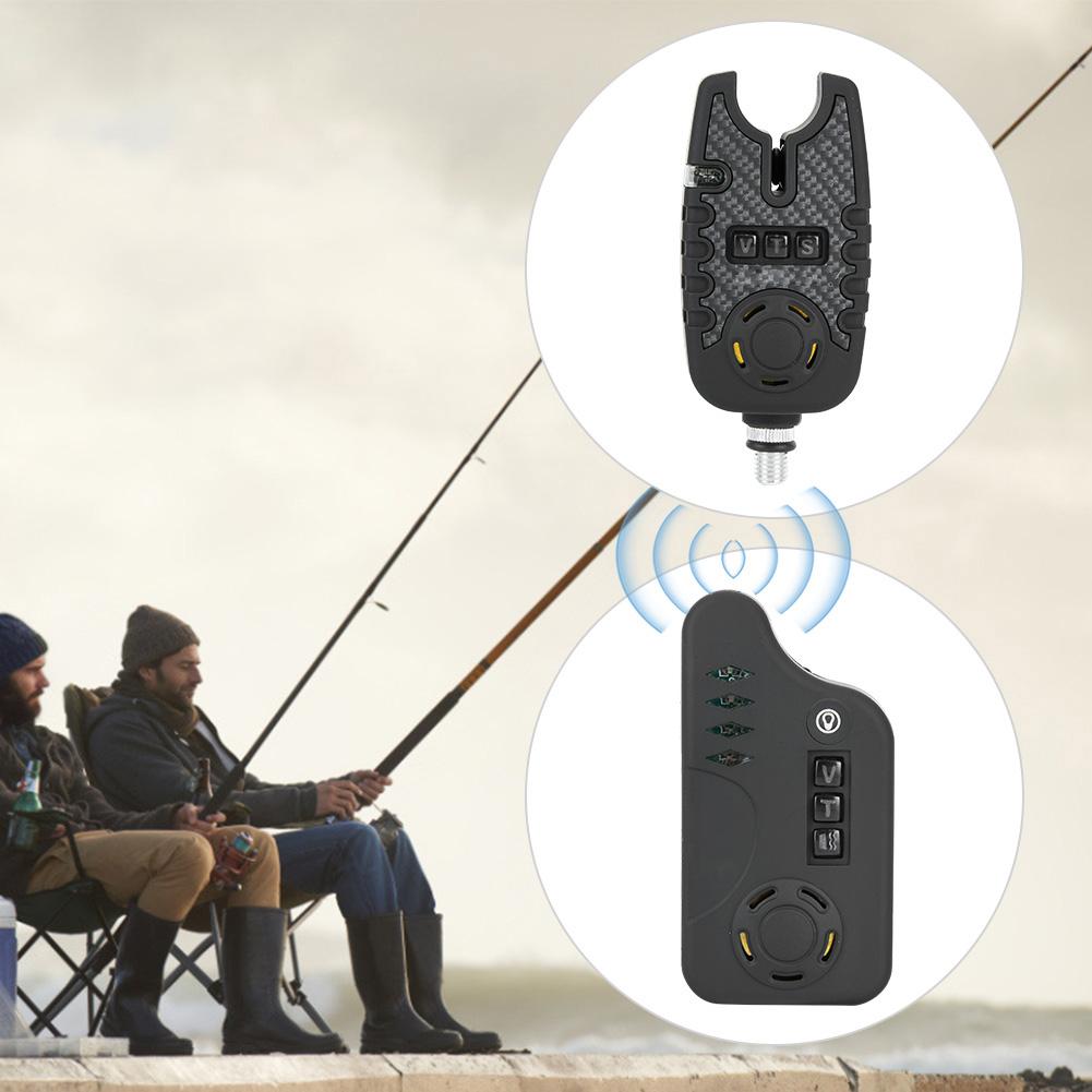 ABS Plastic Fishing Electronic Fish Bite Alarm Finder Sound Alert Indicator
