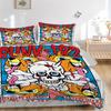 3pcs Blink-182 Bedding Set: Perfect for Bedroom or Guest Room. Soft and Comfortable with No Core Included yy251009169