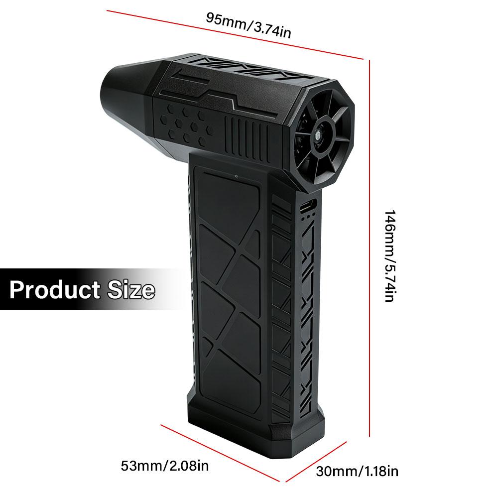 130000RPM Turbofan High Power Jet Fan Brushless Motor Variable Speed Dust Blower Cleaning Tool Air Duster Air Blower Handheld