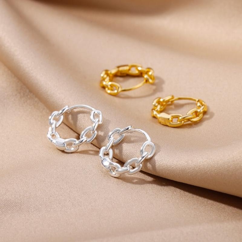 Geometric Hoop Earrings for Women Fashionable Square Ear Rings Exaggerated Ear Pendants Elegant Evening Party Jewelry