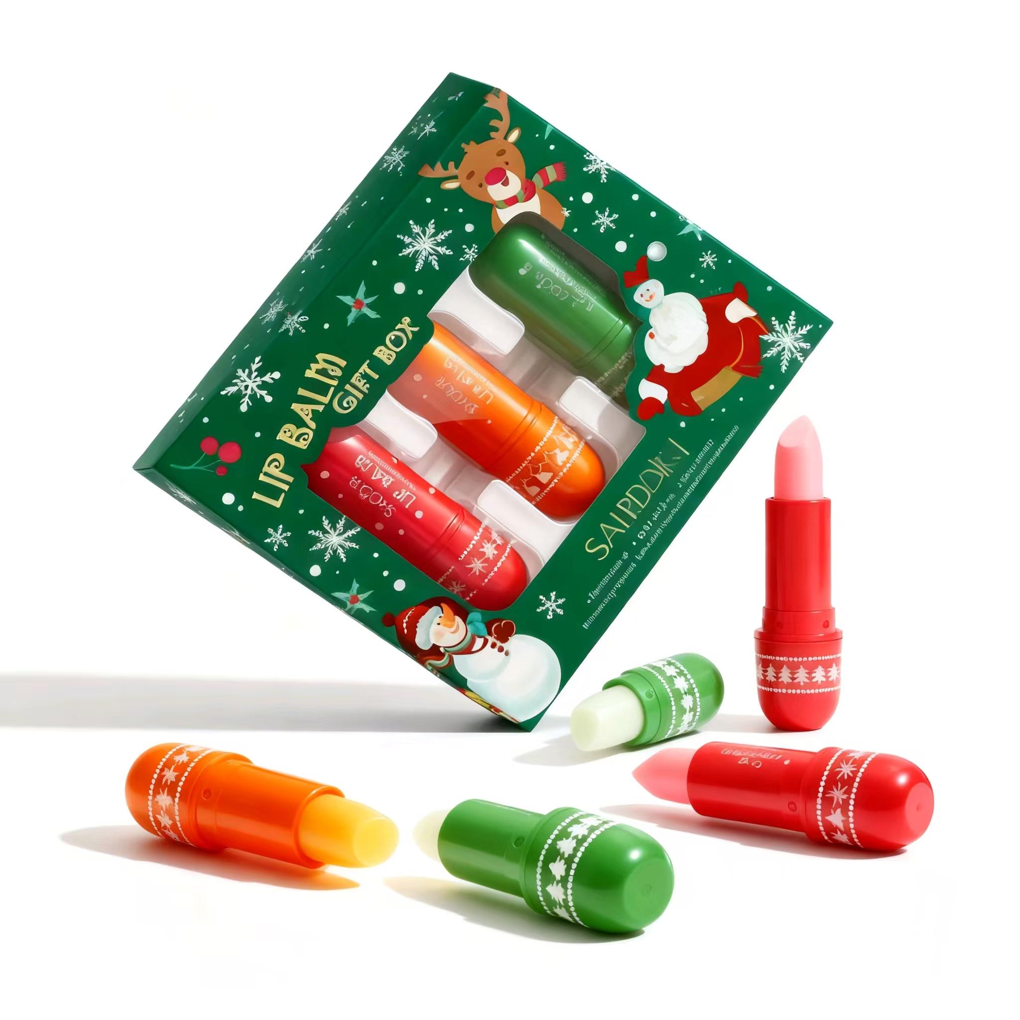 

Lip Balm Multipack 3 Pack, Nourishing & Repairing Chapped lips, Reduce lip lines, Nourishes Against Dryness And Cracking, Christmas Gift Set