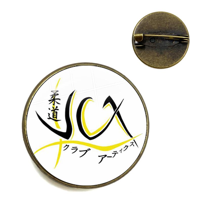 2021 Trendy Sports I Love Judo Brooches Pins Men Women Karate Jewelry High Quality Handmade Badge Brooch Gift