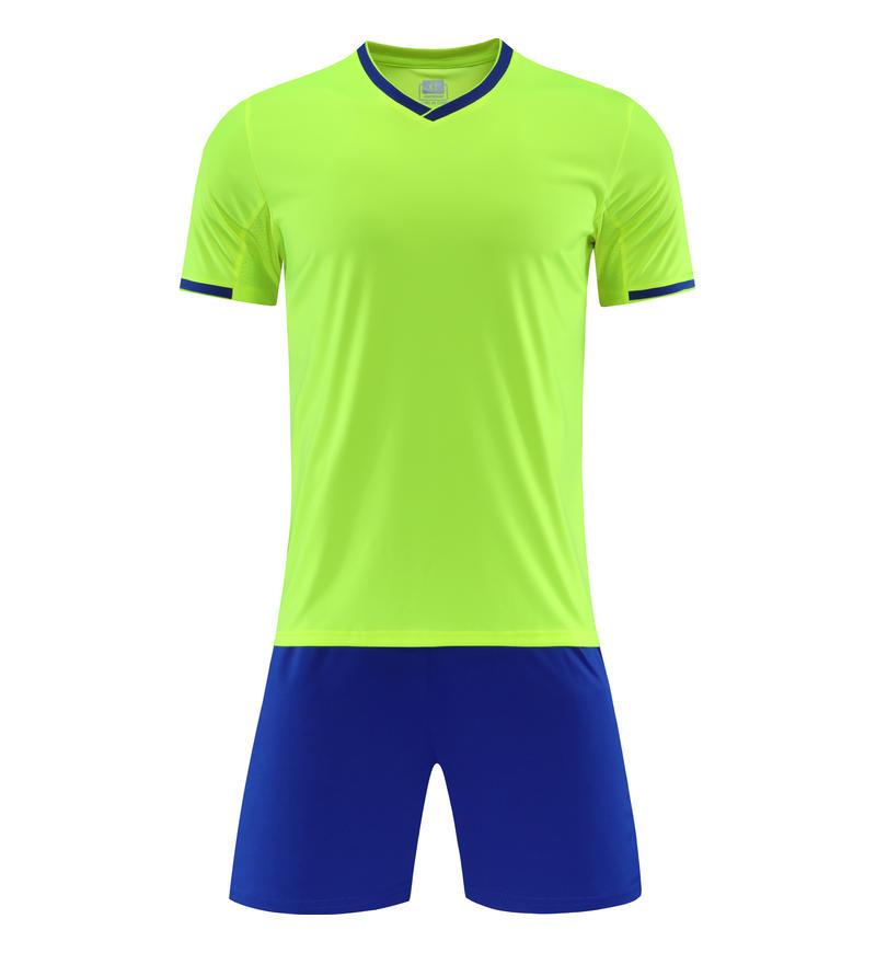Drop-shipping Customized Football Uniform Set for Adults & Children - Printed Jerseys with Competition Numbers