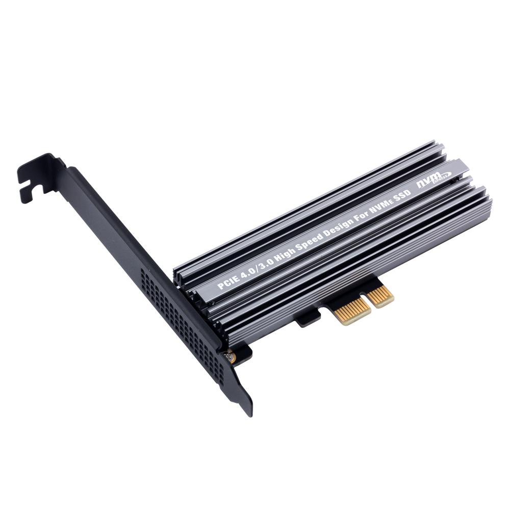 M.2 NVMe SSD To PCIe 4.0 X1 Adapter Card - with Heat Sink, High-Speed Conversion
