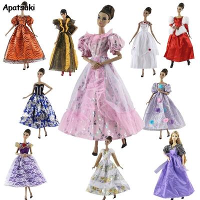 New Arrival Fashion Mix Style Evening Party Dresses For Barbie Doll Dress for 1/6 BJD Doll Clothes Clothing for 1:6 BJD Doll Toy