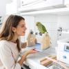 Bird Perches For Cage 5-in-1 Pet Supplies Cage Accessories Bird Perch Stand Parrot Toys With Tray For Standing Paw Grinding