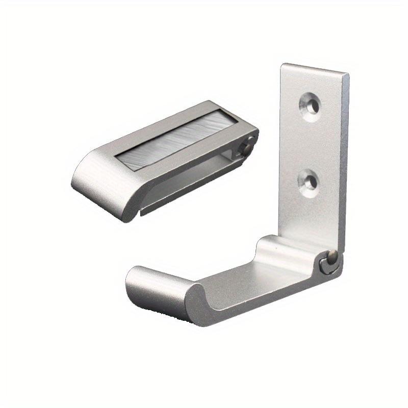 4pcs Folding Coat Hanger Foldable Hook Foldable Wall Mount Folding Hook Rack Aluminum Alloy Clothes Hooks Modern Towel Hook