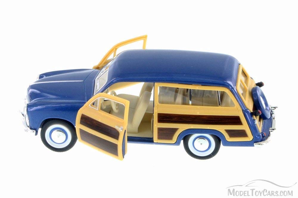 Kinsmart Set of 4 1949 Ford Woody Wagons (Front and Rear)