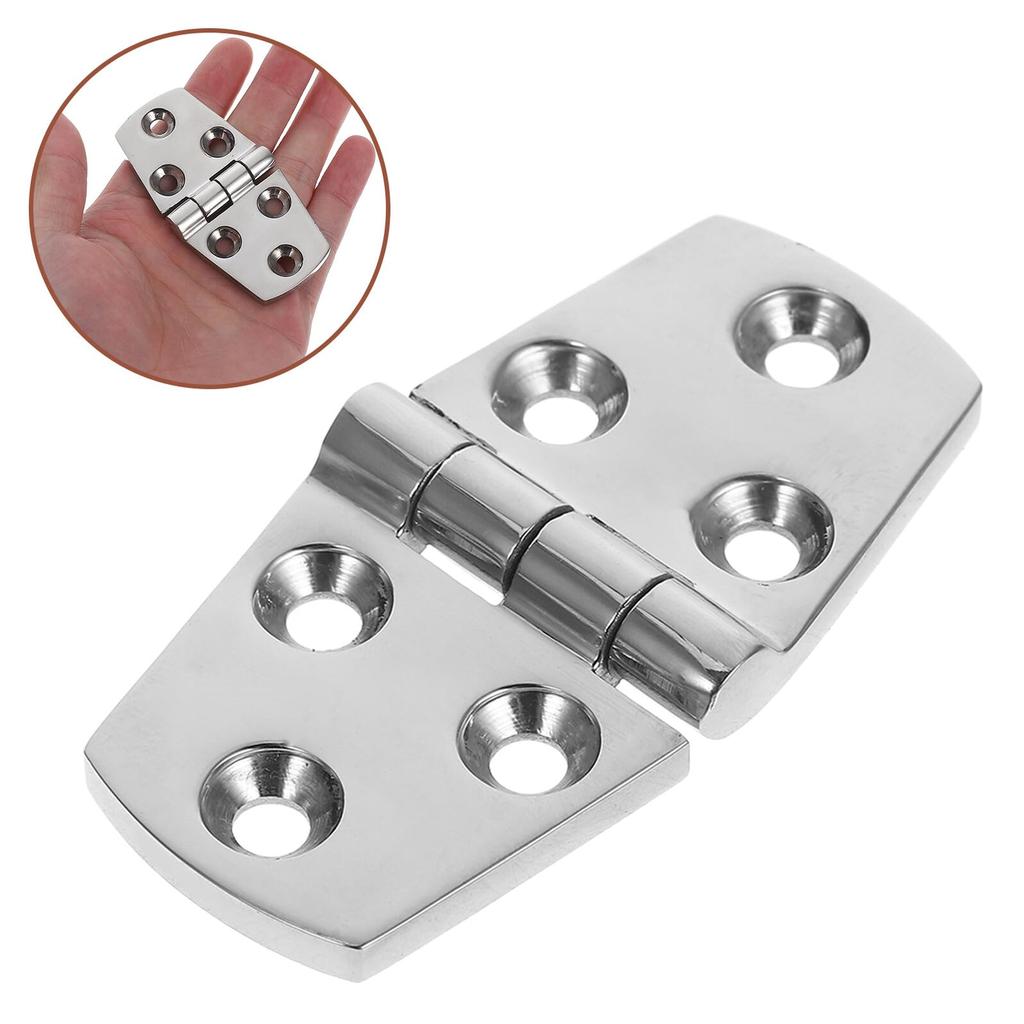 IMIKEYA 4 Pieces Stainless Steel Boat Hinges, Durable Marine Hatch