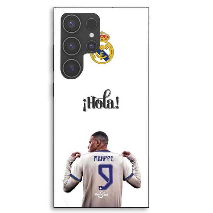 Coque Pour Samsung Galaxy S23 Ultra Kylian Mbappe Real Madrid 9 Hola Maniacase