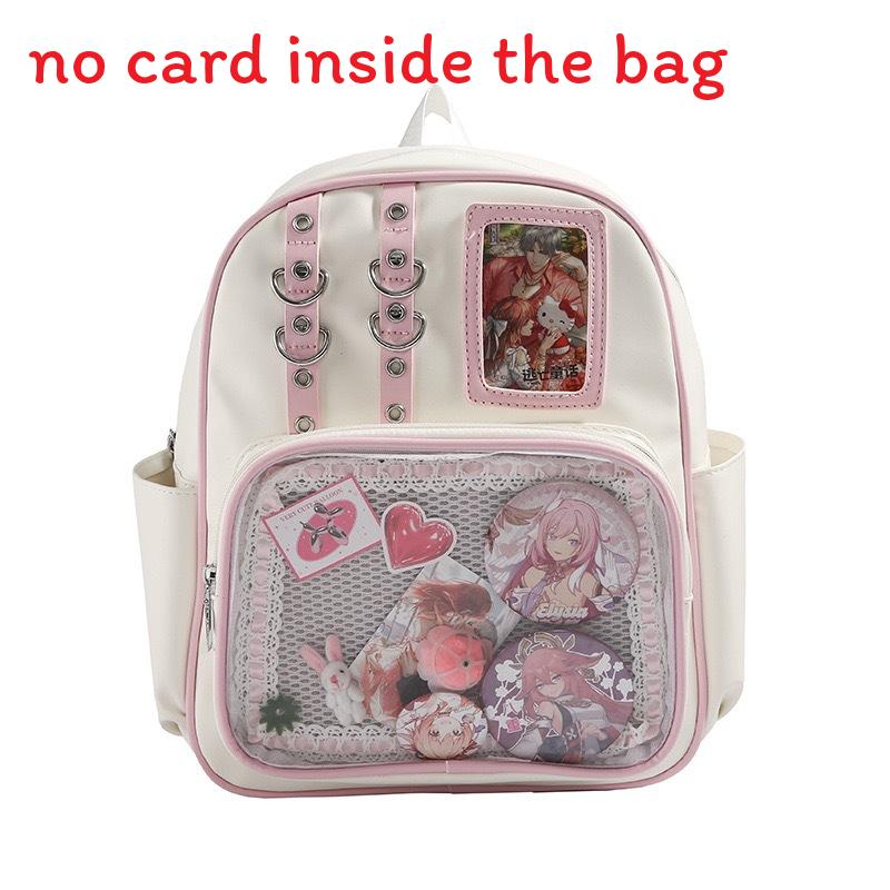 Contrasting Goods Backpack With Large Capacity And Adjustable Straps Shoulder