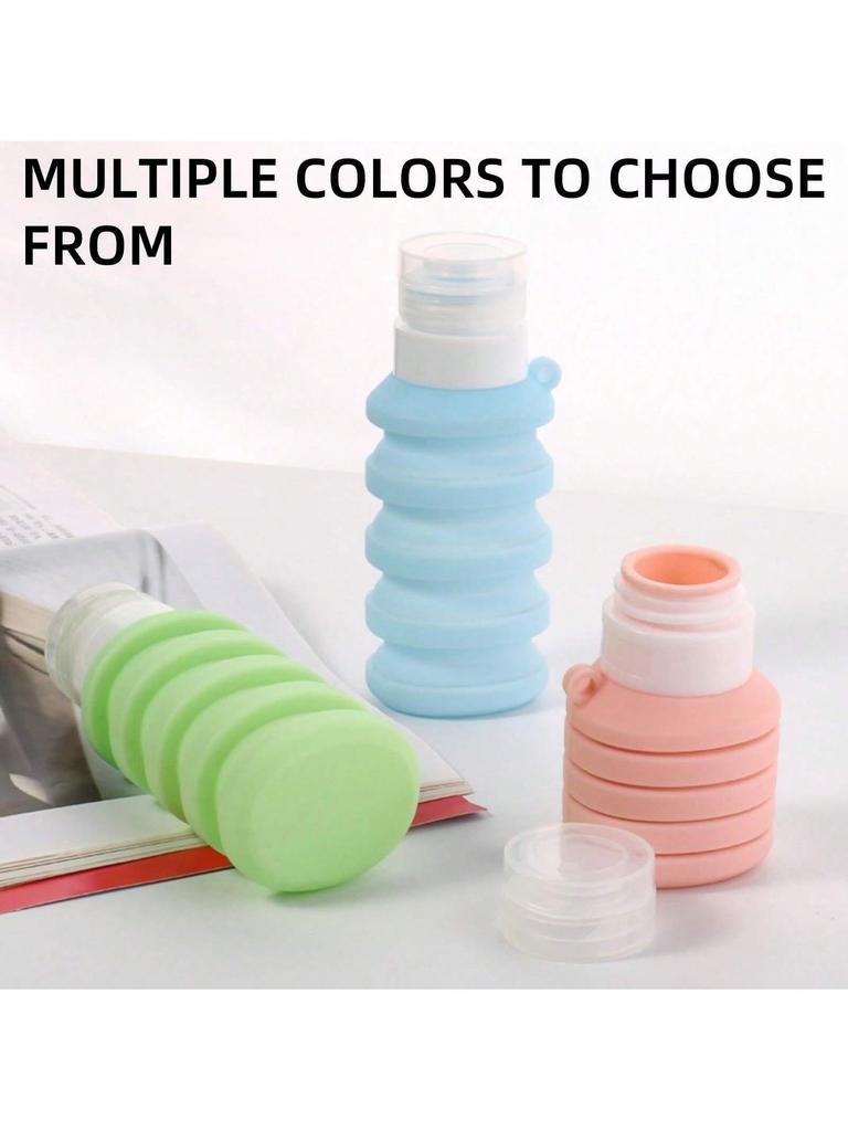 Travel Toiletry Bottles, BPA Free Leak Proof Squeezable Silicone Travel Size Containers, Travel Accessories
