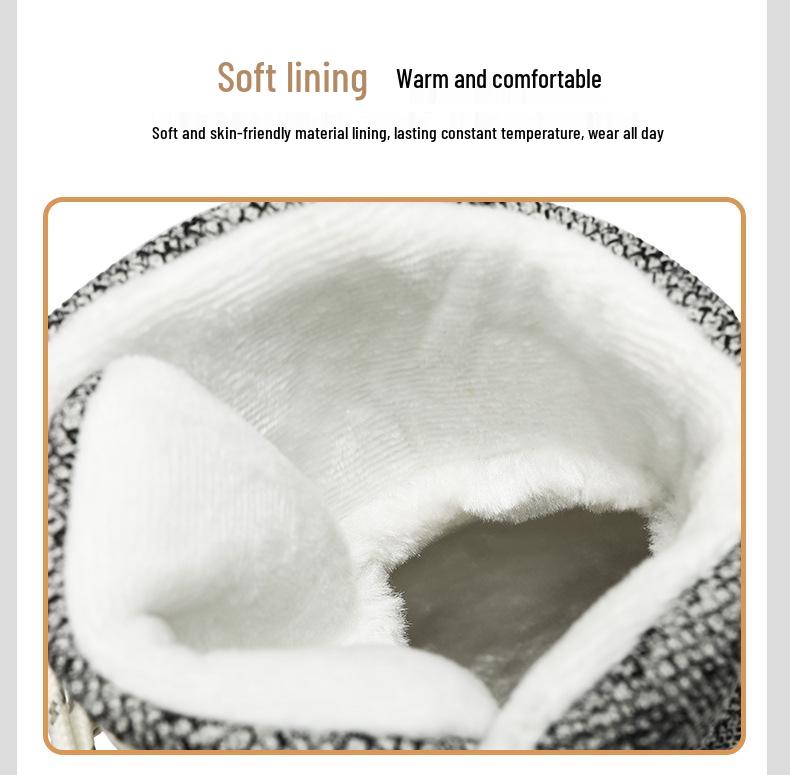 Women's Winter Snowproof Non-slip Martin Boots with Thickened Velvet for Outdoor Travel