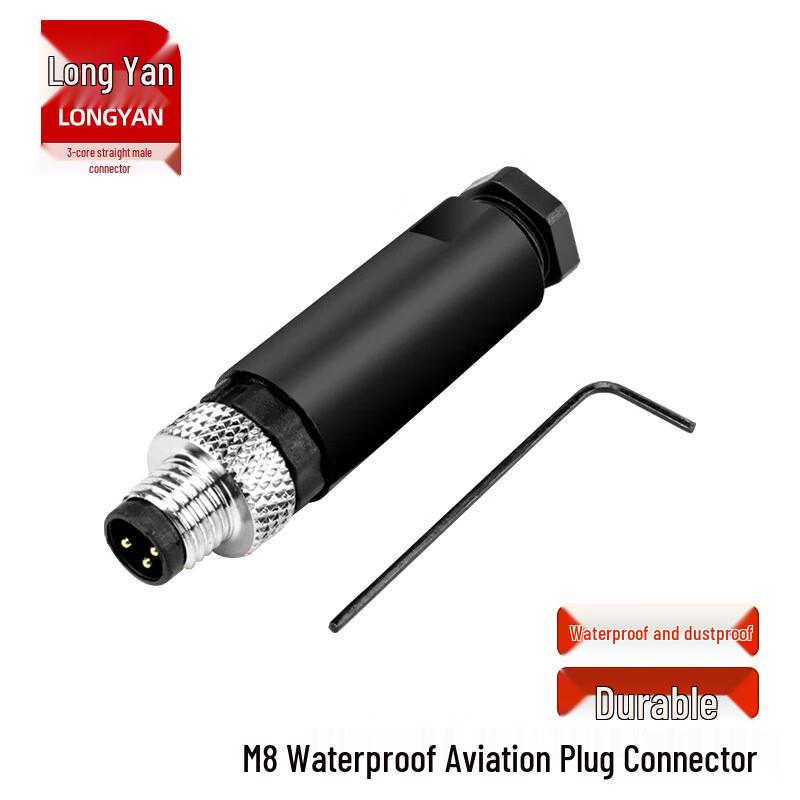 M8 Waterproof Aviation Sensor Connector