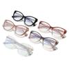 Retro-style Anti-blue Light Glasses for Women, Fashionable, Sophisticated, and Slimming Frames.