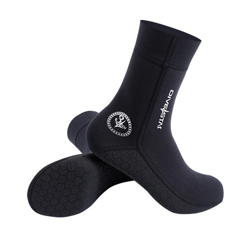 3/5mm Mid-Calf Thickened Diving Socks - Non-Slip, Quick-Drying, Wear-Resistant Beach Sock Covers for Snorkeling, Surfing, Swimming, and Water Sports