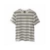 Striped Crew Neck Loose Fit Short Sleeve T-Shirt Men Tops 585230-02