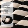 Women's Stylish Striped V-Neck Knit Top