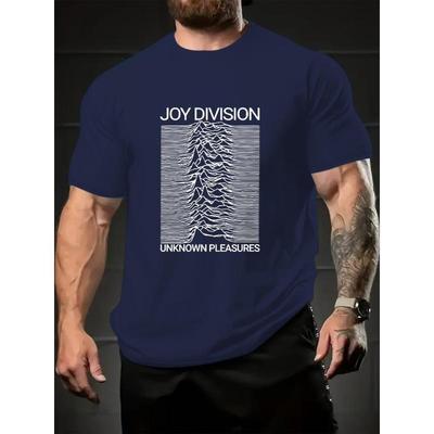 Tričko Joy Division Unknown Pleasures, Měkké, Prodyšné a Odolné proti Vyblednutí, Klasický Střih pro Každodenní Ležérní Nošení