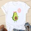 Women Avocado Love Sweet 90s Short Sleeve Graphic Tee T-shirts Female Ladies Fashion Casual Clothing Summer Tshirt Clothes Y2K
