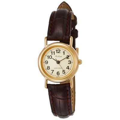 Q&Q Women   S Analog Waterproof Leather Strap Watch QA63-103 Brown     Stylish Ladies Timepiece