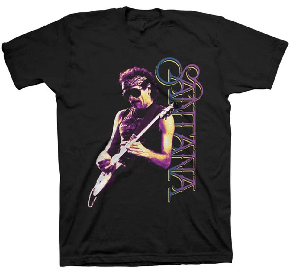 

Оригинальная футболка Santana Classic Live Shot S M L XL 2XL НОВАЯ 2XL