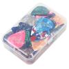 100pcs/lot Guitar Picks 0.71mm Colorful Skidproof Water Droplets Shape Plectrum for Guitar Bass Ukulele