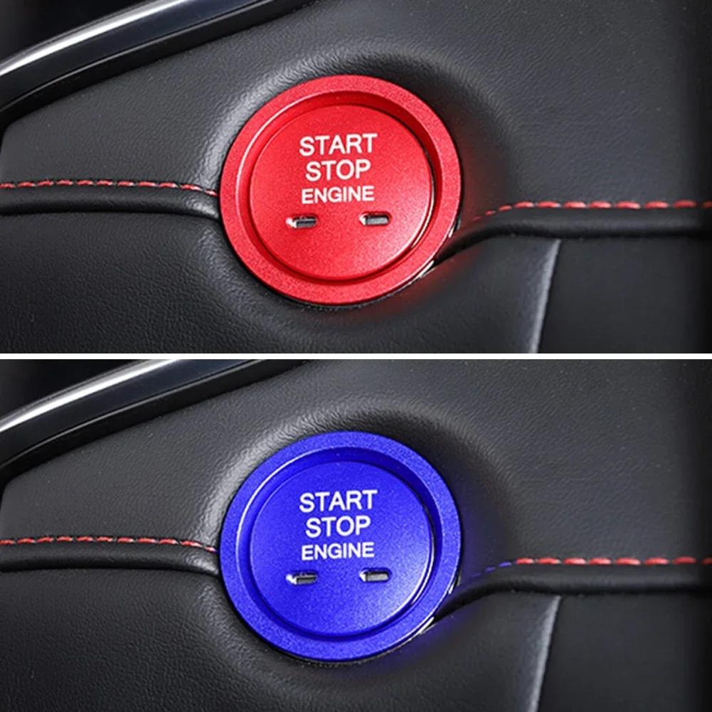 For MG MG5 MG6 ZS HS Aluminum Alloy One-button Start Trim Ignition Switch Decorative Ring Car Stickers Interior Accessories