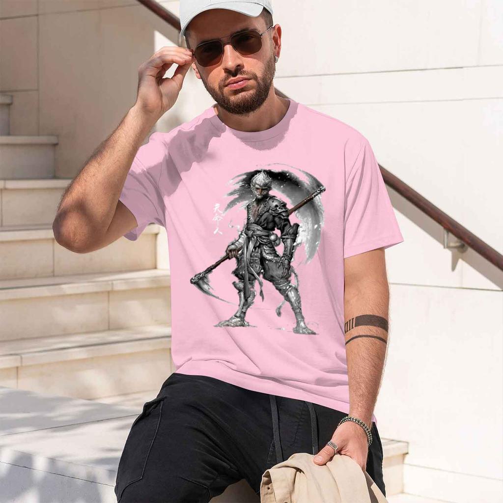 2026 New Model New Game Myth Wukong Print T Shirt Unisex Unisex Short Sleeve Tops Tees Summer Fashion Loose Casual Tshirt