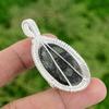 925 Silver Kambaba Jasper Gemstone Wire Wrapping Birthday Bezel Pendant Jewelry