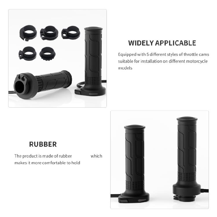 Small Temperature Control Heated Motorcycle Grips 6 Customizable Levels Motorbike Heating Grips for Modification Use