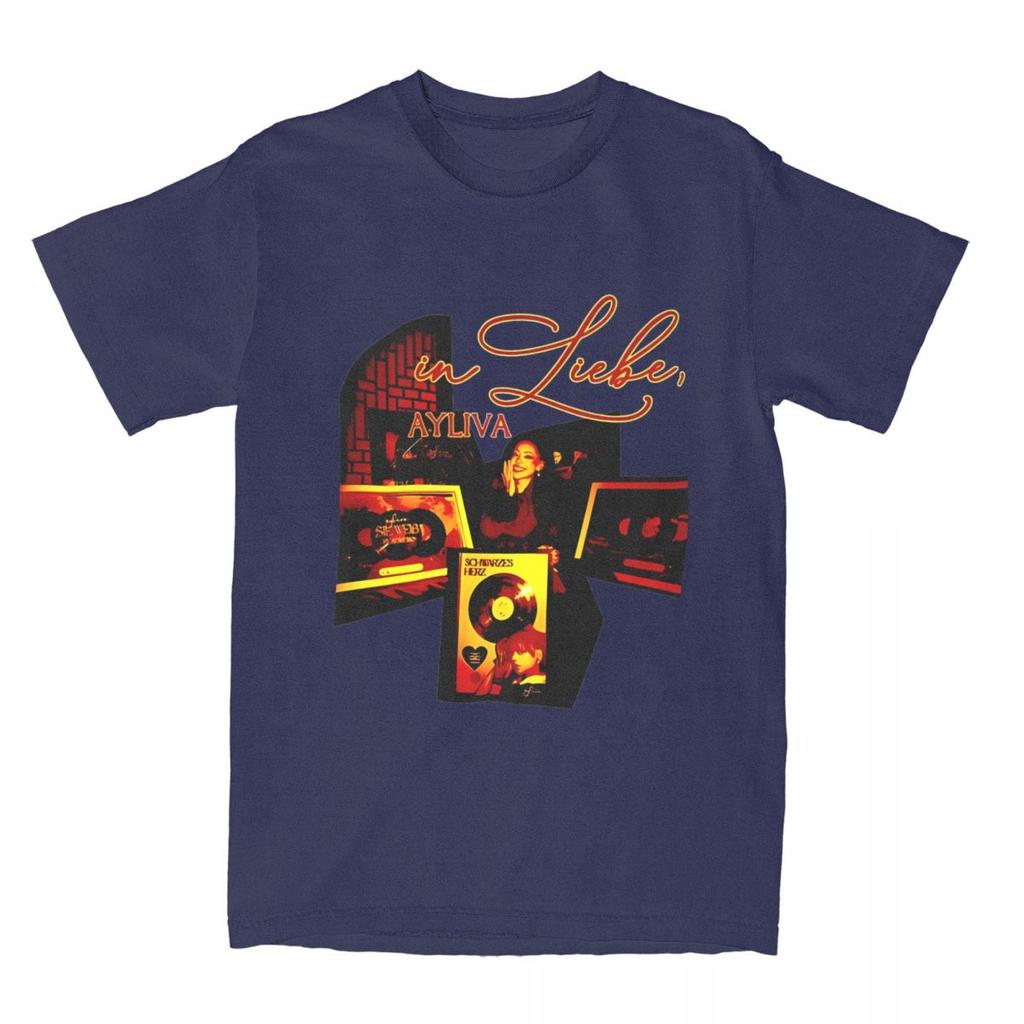 Ayliva Cool Singer Tour T Shirt Men Y2K Basic 100 Cotton T Shirts Summer Round Neck Hippie Tee Shirt Loose Big Size Tops