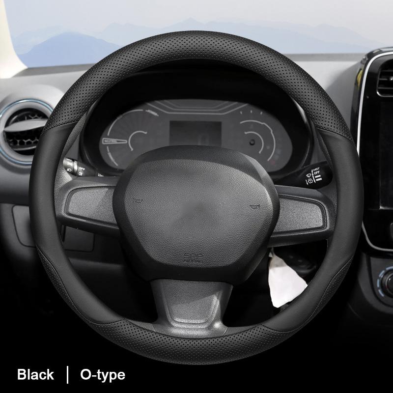 Car Auto Steering Wheel Cover Wrap For Renault Koleos Kadjar K-ZE Captur Braid On Steering-wheel Holder Protector