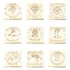 Vintage Seal Stamp Head Flower Pattern Seal Stamp for Seal Envelope Card Party Invitations Packaging Christmas Wedding