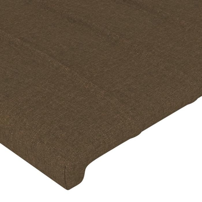Tête de lit - Maison Exclusive - Marron foncé - 100x5x118/128 cm - Hauteur réglable