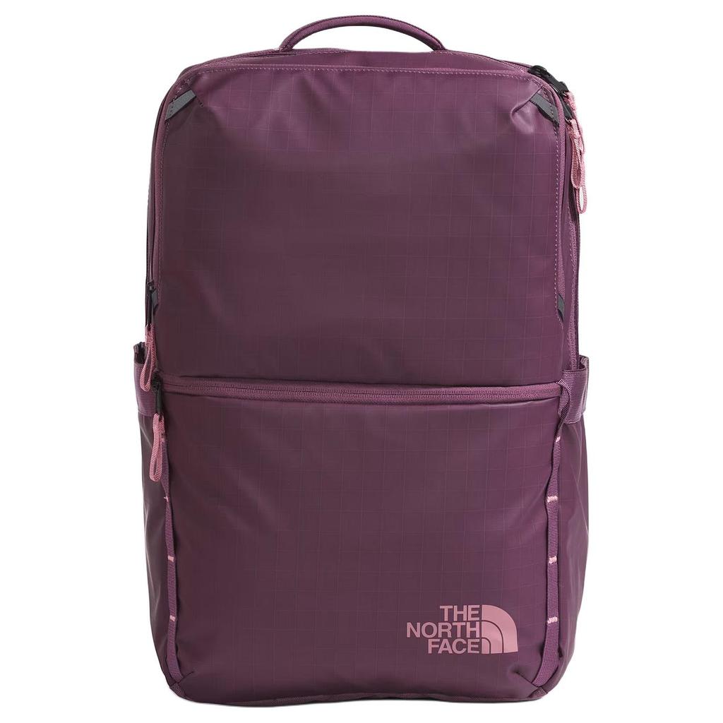 The North Face 26L Base Camp Voyager Solid Color Simple Large Capacity Zipper Outdoor Bag Women bags Purple Red NF0A81DM4VO-HERO