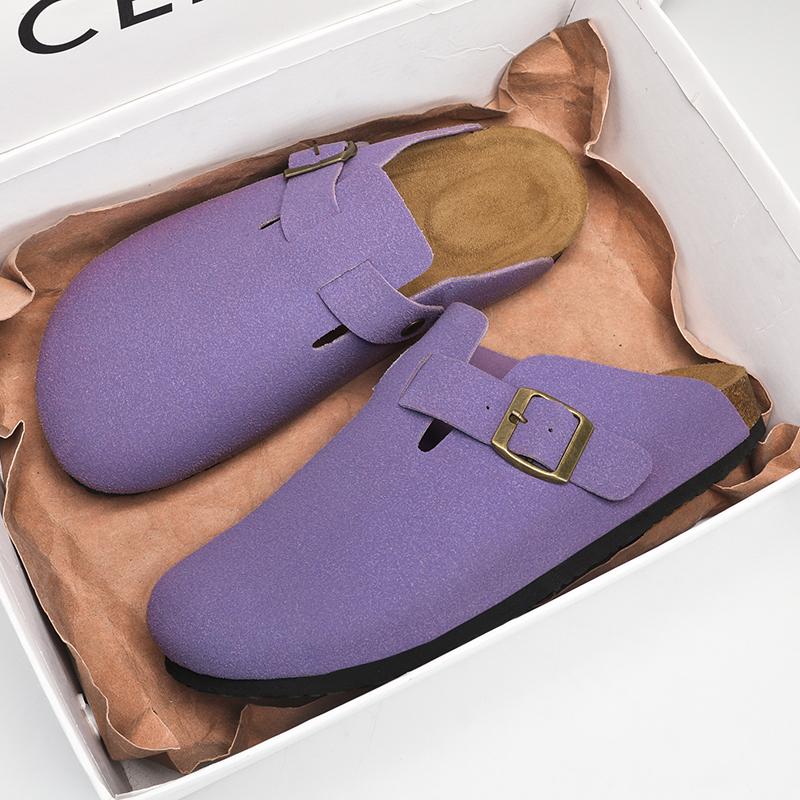 Fashion Classic Man Leather Summer Slippers Soft Lightweight Slides Men Leisure Walk Sandals Outdoor Man Half Drag Versatile Flip-flops