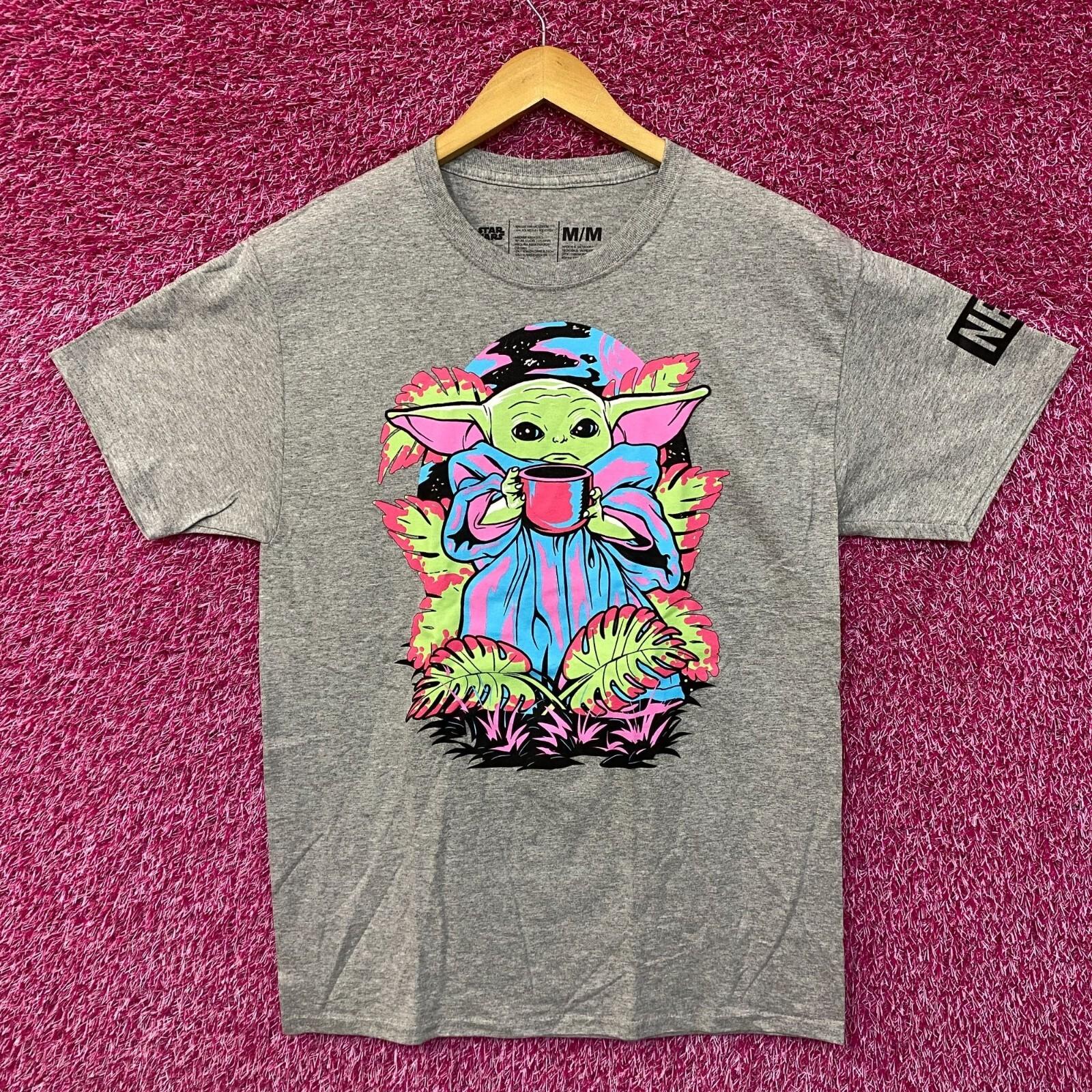 Star Wars Grogu Neon Tshirt size medium S