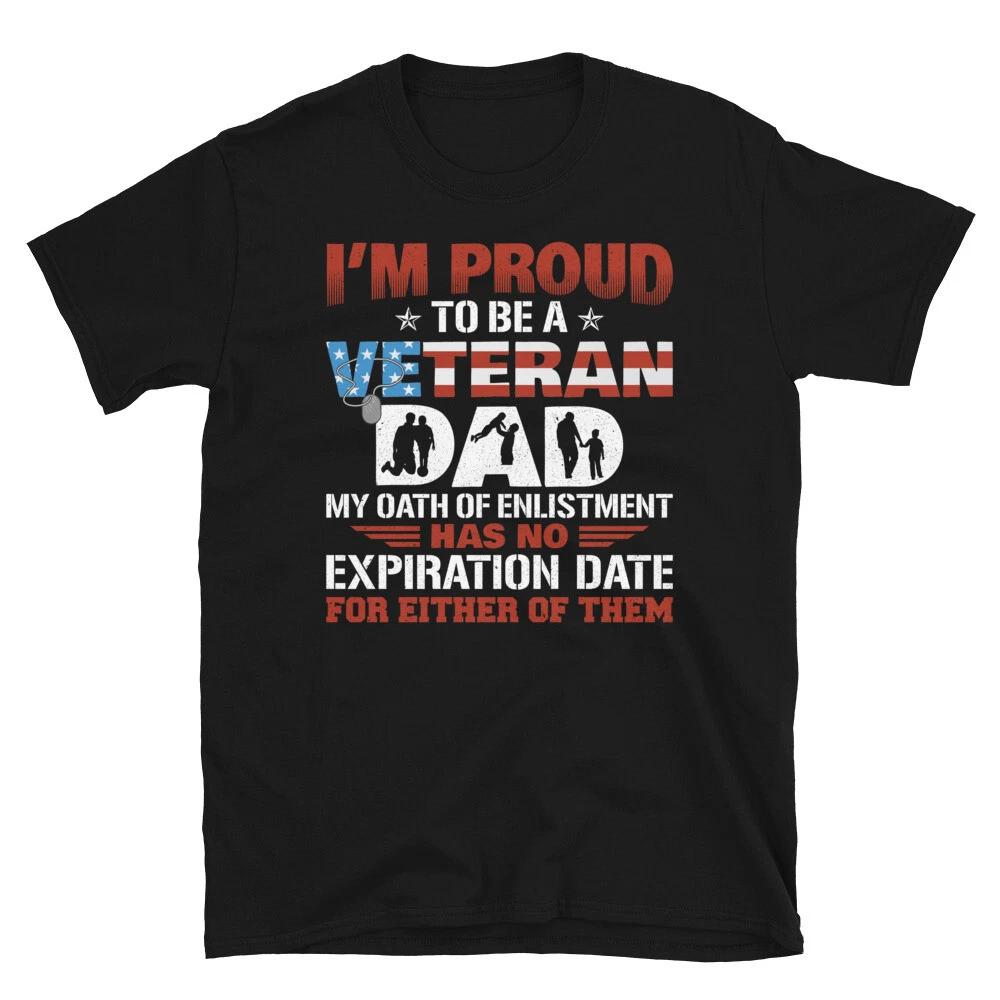 Proud To Be A Veteran Dad US VETERAN Awesome Graphic Classic L
