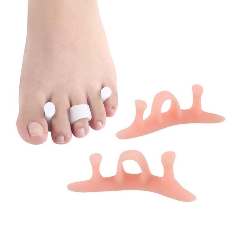 Silikon-Zehenspreizer, Hallux-Valgus-Orthese, Ballenpflege, überlappender Zehenhammer, Zehenkorrektur, Fußpflege-Werkzeug