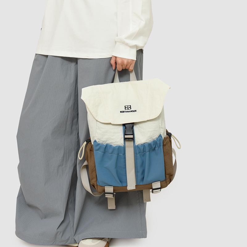 Outdoor Color Contrast Backpack Lightweight Sports Travel Bag Couple's Backpack Large Capacity Student Schoolbag