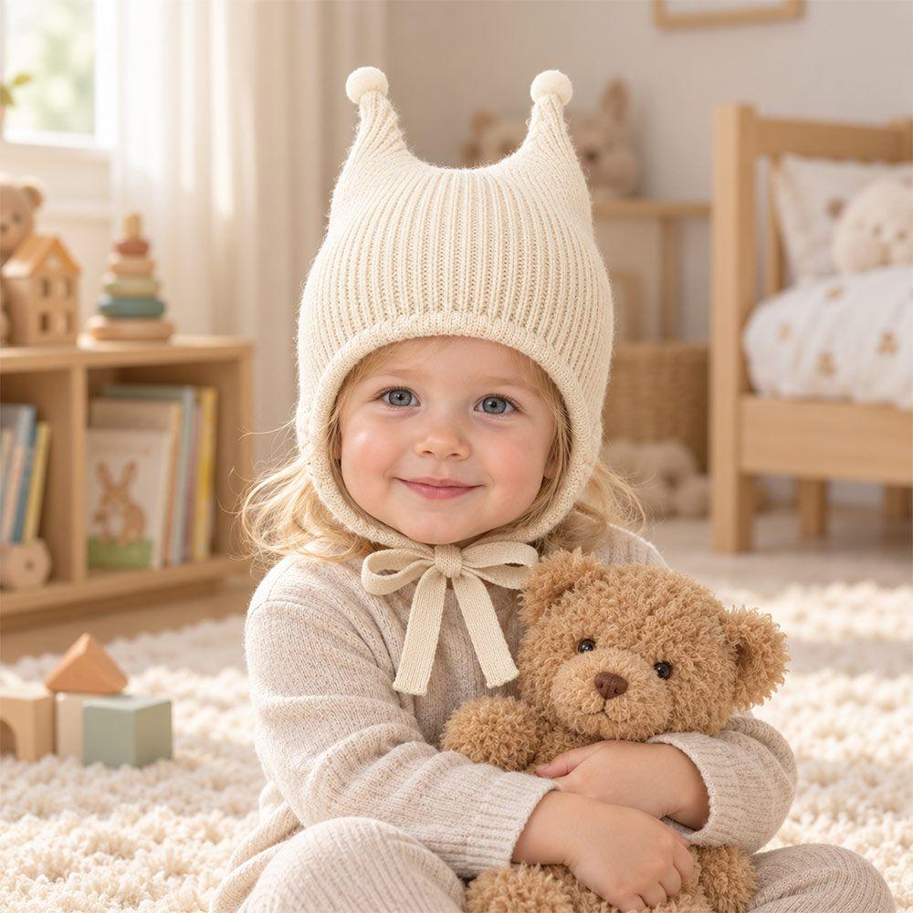 Warm Winter Baby Hat Windproof Infant Beanie Cap Cute Baby Knitted Hat