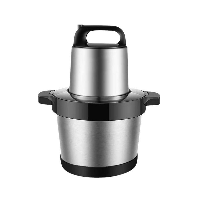 8L Large Capacity Electric Meat Grinder Household Stainless Steel Vegetable Crusher Kitchen Food Processor