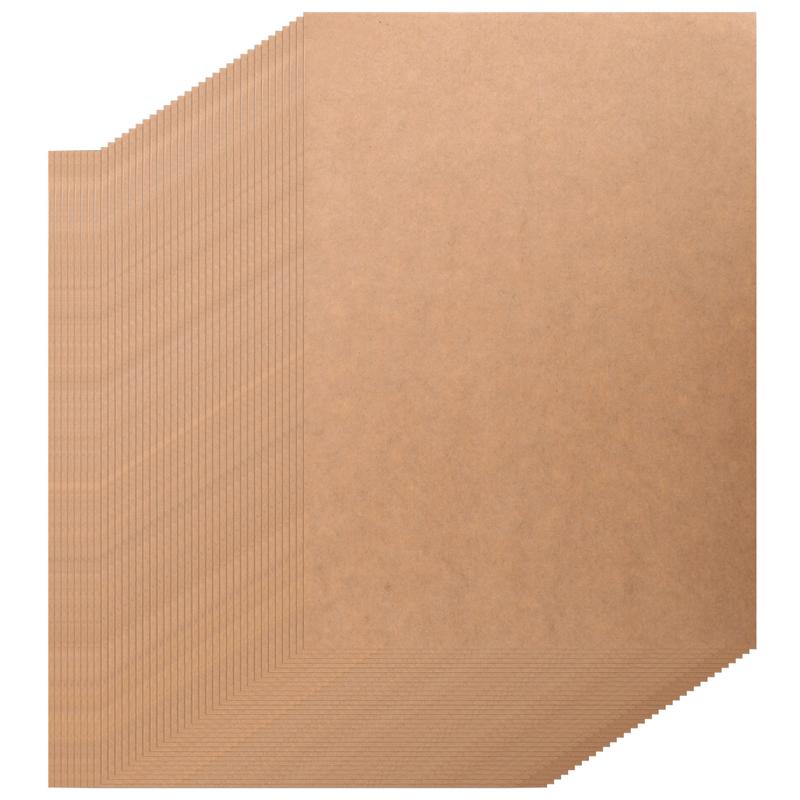T02C!100 Sheets A4 Kraft Printable Sticker Self Adhesive Sticker Label Paper Sheet For Laser Inkjet Printer Copier