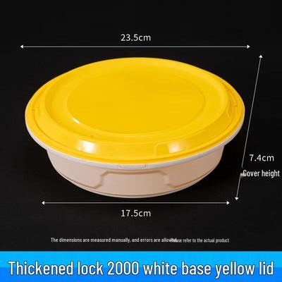 Disposable Round Plastic Takeout Bucket