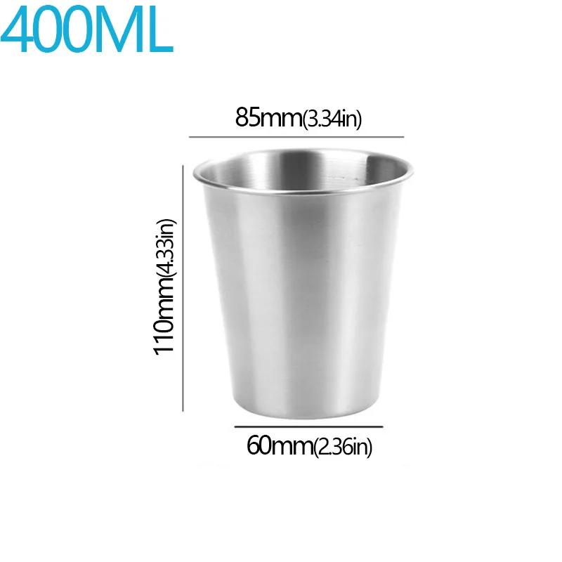 Nordic Ins Simple Metal Stainless Steel Gold Plated Brewery Cup Copper Titanium Gold High Quality Cup Steel Friends For Camping