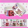 8/24Sheets Funny Kpop Demon Hunters Make A Face Puzzle Stickers Kids Make Your Own DIY Game Children Jigsaw Education Toy Gift