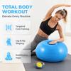 Palla per Allenamento Palla per Allenamento Core con Pompa Gonfiabile Palla per Esercizi di Stabilità Fitness Casalingo