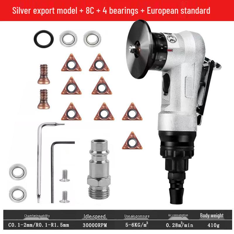 Handheld 45° Pneumatic Chamfering Machine for Metal Deburring
